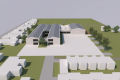 Rendering der geplanten neuen Grundschule. Quelle: KISSLER, EFFGEN + PARTNER ARCHITEKTEN